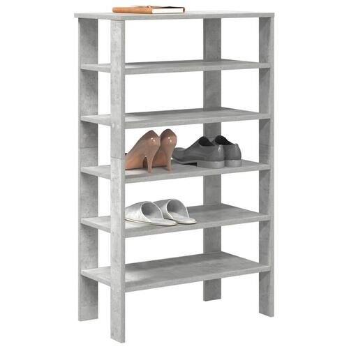 Skoreol 61x32x105 cm konstrueret træ betongrå