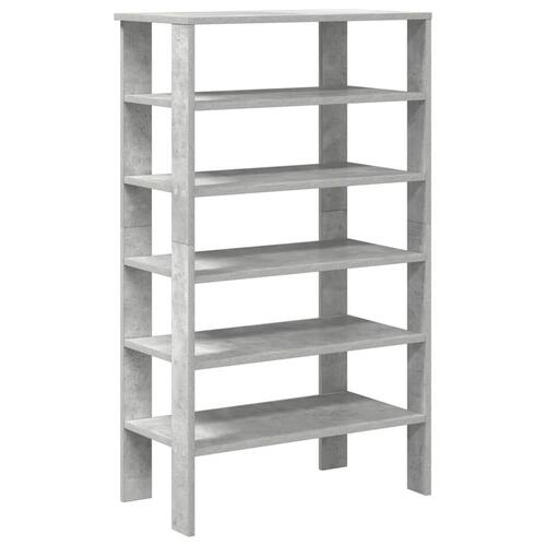 Skoreol 61x32x105 cm konstrueret træ betongrå