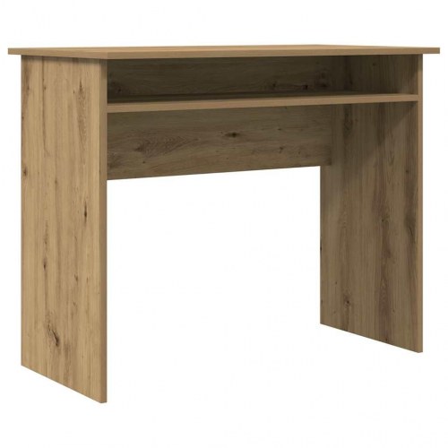 Skrivebord 90 × 50 × 74 cm i konstrueret træ - kunsteg