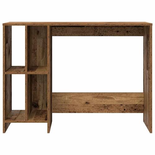 Skrivebord 102,5x35x75 cm konstrueret træ antikt træ