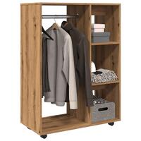 Garderobe 80x40x110 cm konstrueret træ kunsteg