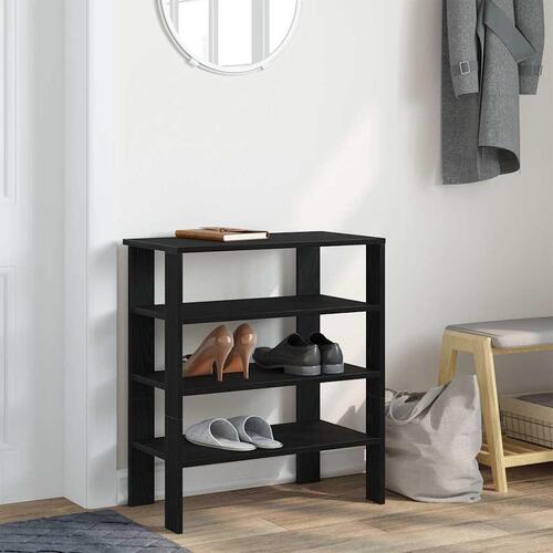 Væghylde med skuffer 60x28x15 cm konstrueret træ sonoma-eg