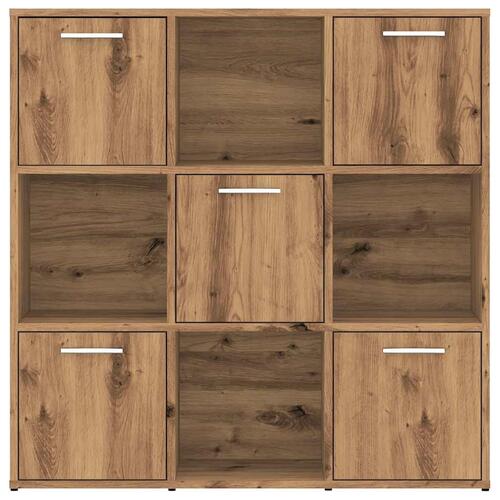 Bogreol 90x28x90 cm konstrueret træ kunsteg