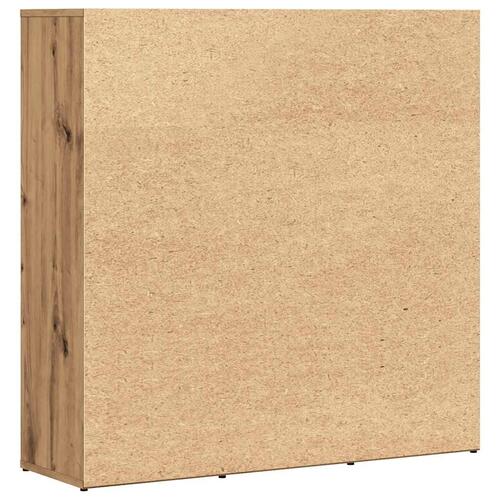 Bogreol 90x28x90 cm konstrueret træ kunsteg