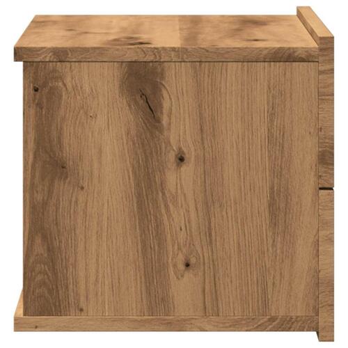 Væghængt sengebord 40x32x30 cm kunsteg