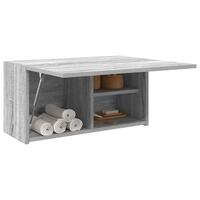 Væghængt badeværelsesskab 60x25x30 cm konstrueret træ