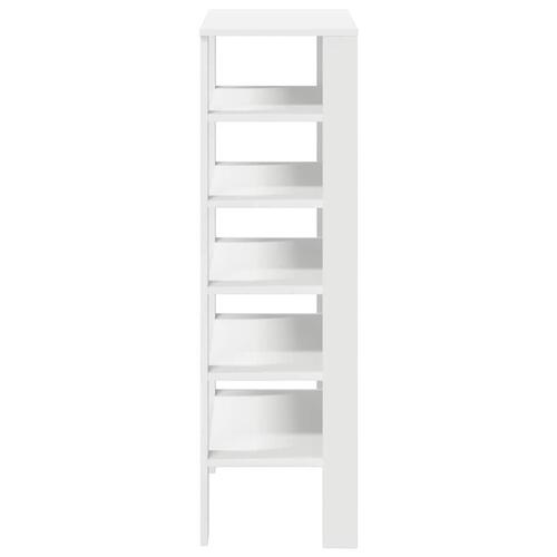 Skoreol 61x32x105 cm konstrueret træ hvid