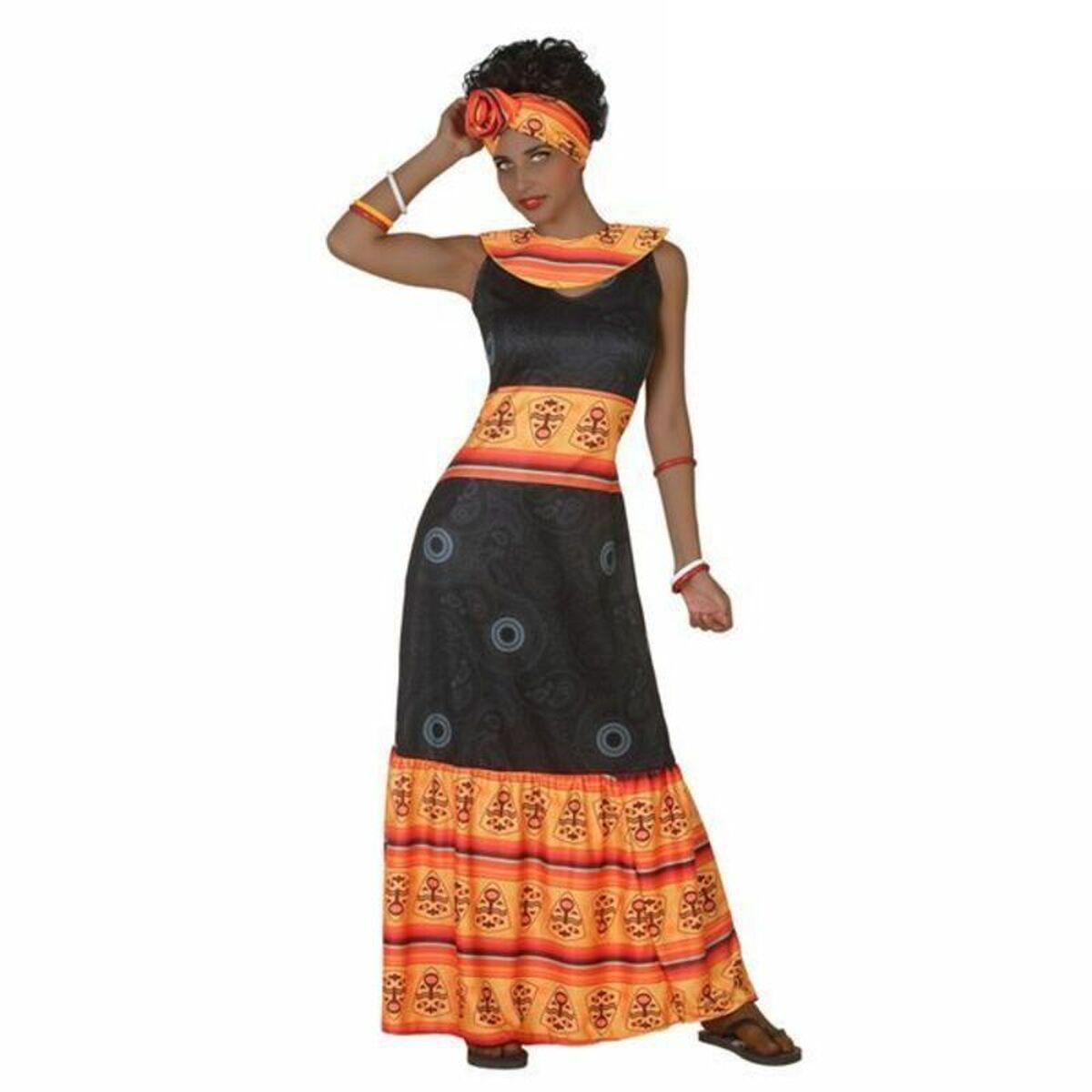 Kostume til voksne (2 stk) Afrikansk kvinde XL