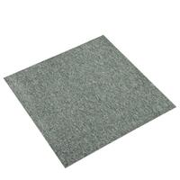 Tæppefliser 20 stk. 5 m² 50x50 cm grøn