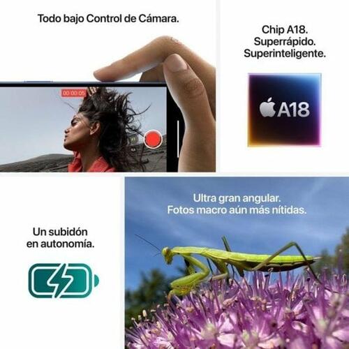 Smartphone Apple MYEF3QL/A Hexa Core 8 GB RAM 256 GB Hvid 6,1"