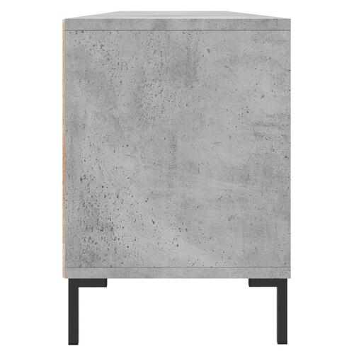 Tv-bord 150x30x44,5 cm konstrueret træ betongrå