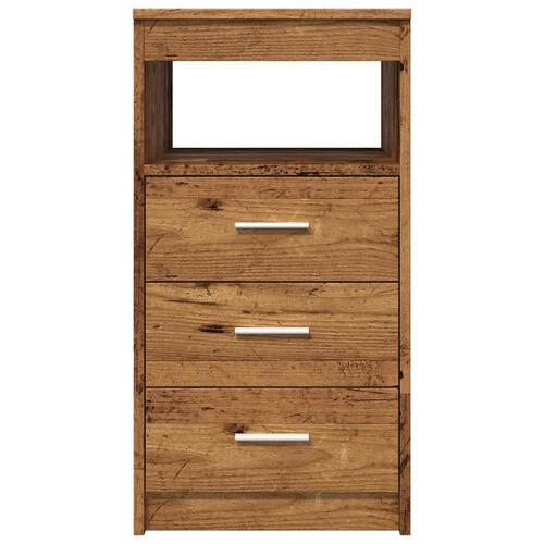 Skuffeskab 40x50x76 cm konstrueret træ gammelt træ