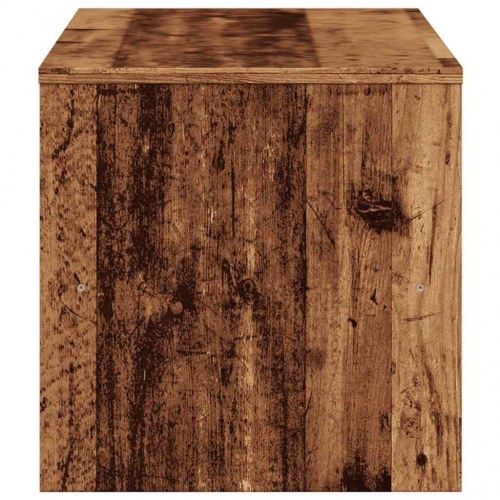 Tv-bord 100×40×40 cm i konstrueret træ - antikt træ