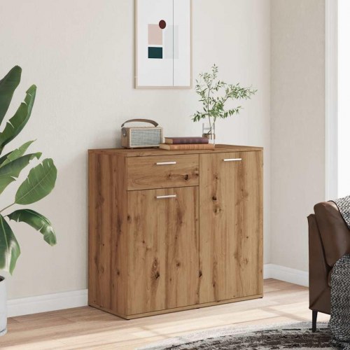 Skænk 80×36×75 cm i konstrueret træ - artisan eg