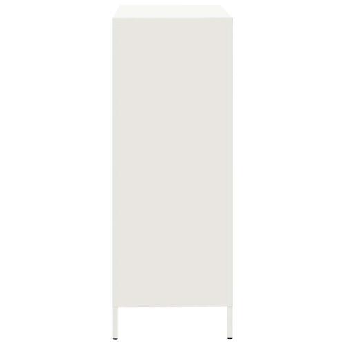 Skab 68x39x101,5 cm stål hvid