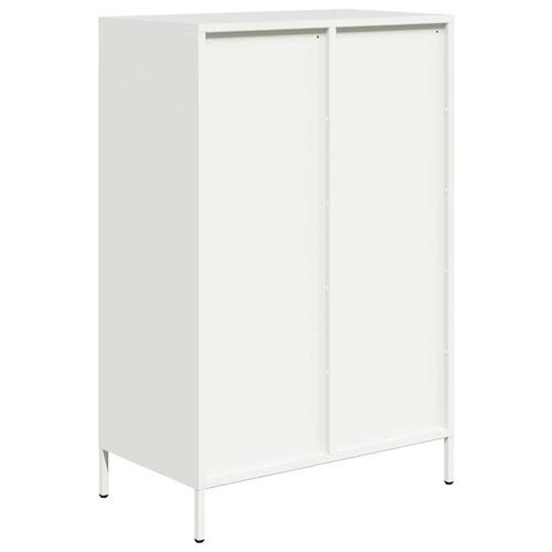 Skab 68x39x101,5 cm stål hvid