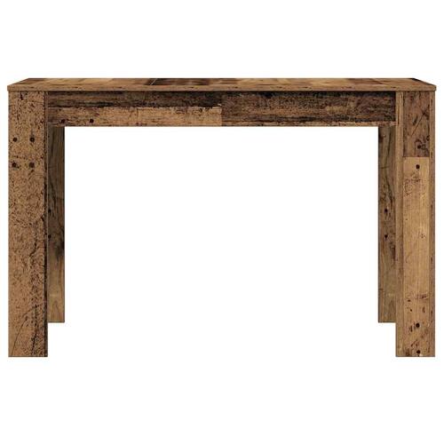 Spisebord 120x60x76 cm konstrueret træ antikt træ