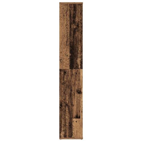 Rumdeler/bogreol 100x24x140 cm konstrueret træ gammelt træ