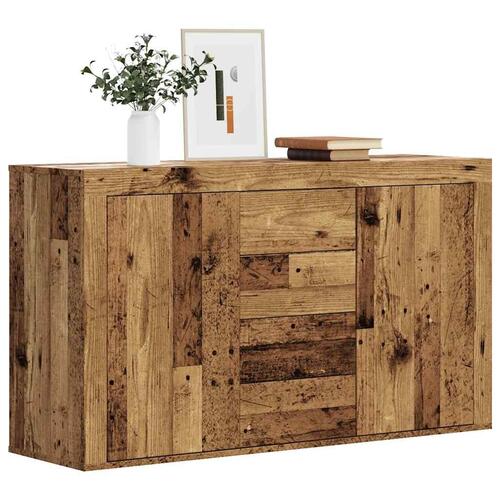Skænk 120x36x69 cm spånplade antikt træ