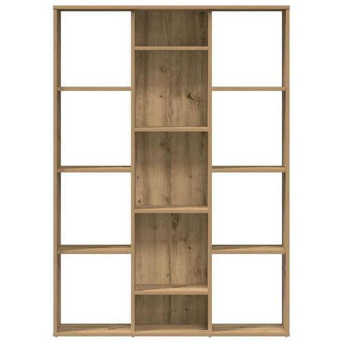Rumdeler/bogreol 100x24x140 cm konstrueret træ artisan eg