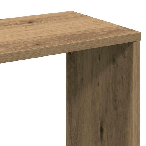 Rumdeler/bogreol 100x24x140 cm konstrueret træ artisan eg