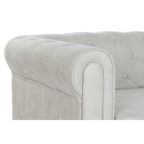 Sofa 151 x 82 x 70 cm Natur Træ Brun Flødefarvet Vintage