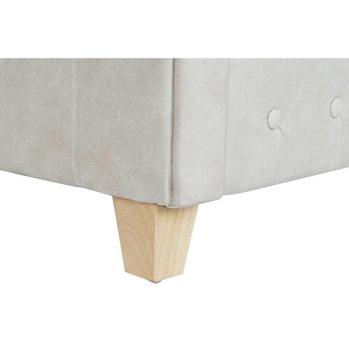 Sofa 151 x 82 x 70 cm Natur Træ Brun Flødefarvet Vintage