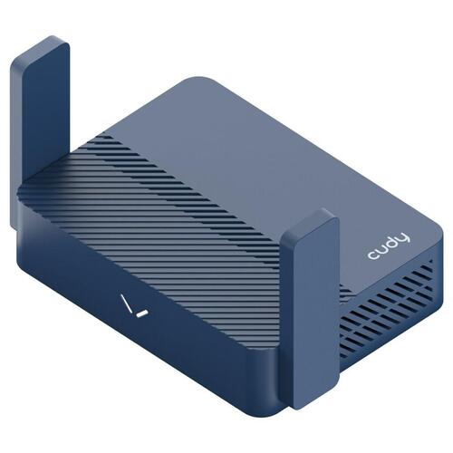 Cudy AX3000 router - Blå, RJ45 Ethernet LAN og Wi‑Fi