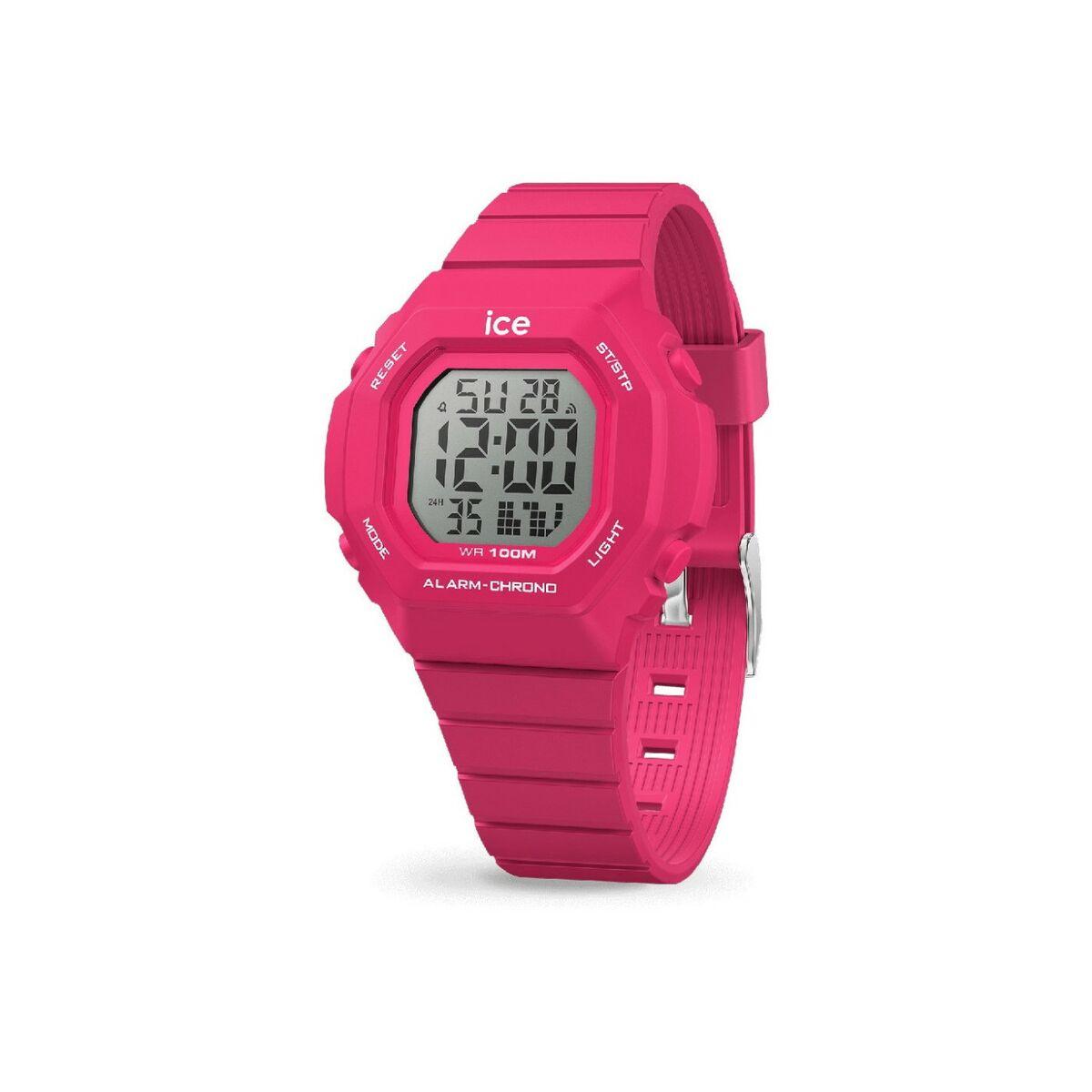 Ice unisex armbåndsur 022100, pink/grå (Ø 39 mm) billede