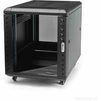 Vægmonteret rack kabinet Startech RK1236BKF