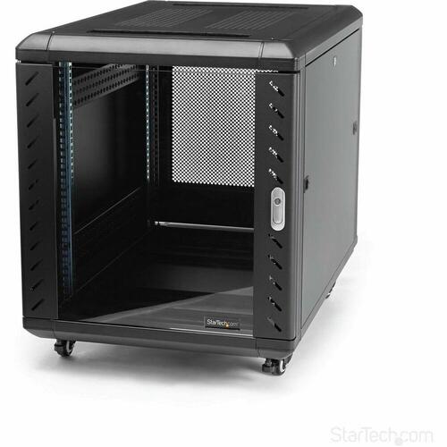 Vægmonteret rack kabinet Startech RK1236BKF