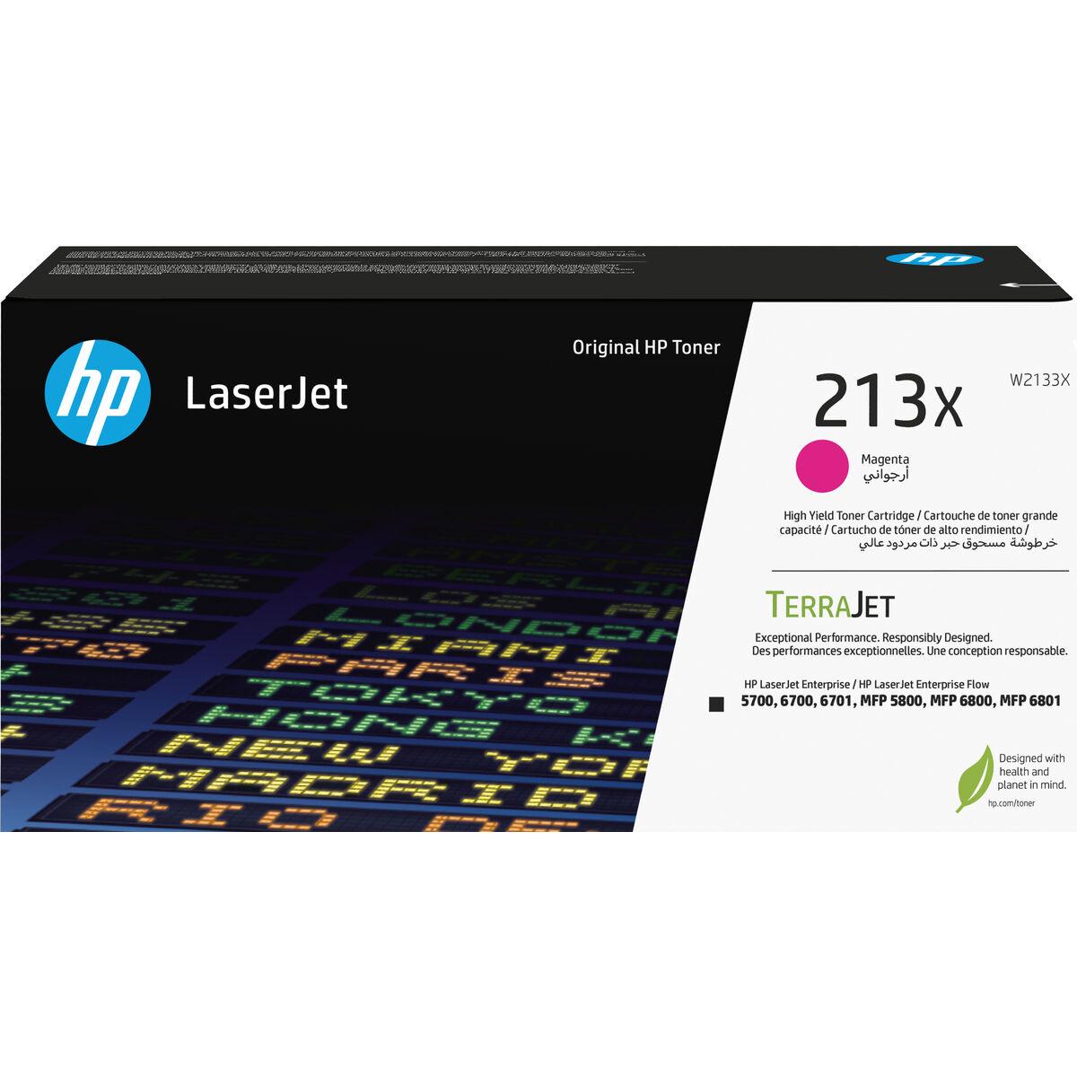 HP 213X toner - Magenta, original (høj kapacitet) billede