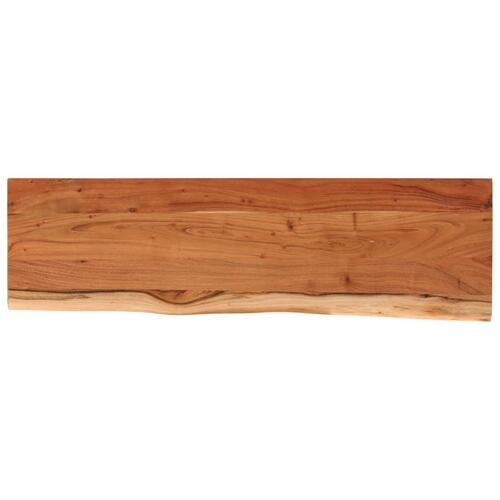 Bordplade 120x40x2,5 cm rektangulær massivt akacietræ