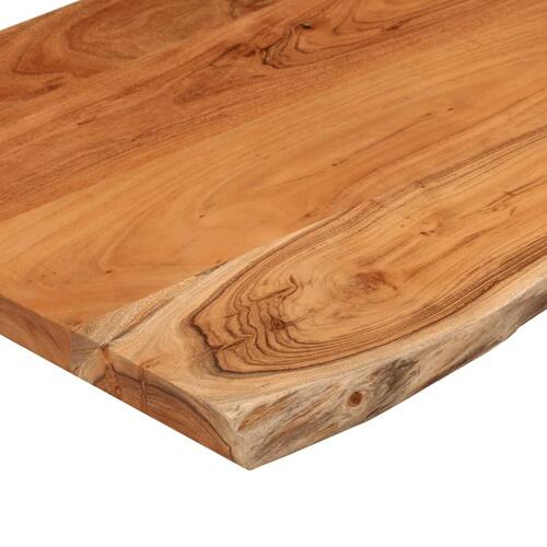 Bordplade til badeværelse 90x60x2,5 cm rektangulær akacietræ