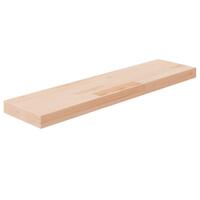 Hyldeplade 80x20x4 cm ubehandlet massivt egetræ