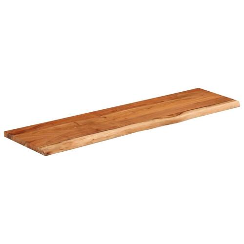 Væghylde 60x20x3,8 cm rektangulær massivt akacietræ