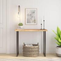 Bordplade 100x40x2,5 cm rektangulær massivt akacietræ