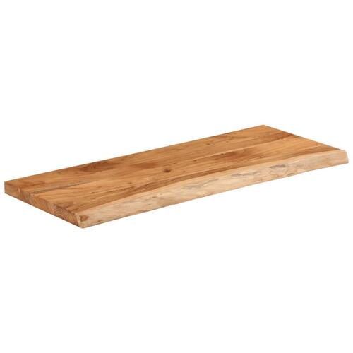 Bordplade 100x40x2,5 cm rektangulær massivt akacietræ