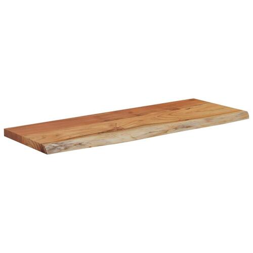 Væghylde 50x20x3,8 cm rektangulær massivt akacietræ