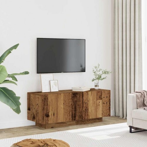 Tv-bord i konstrueret træ - 100 × 35 × 40 cm, antikt træ