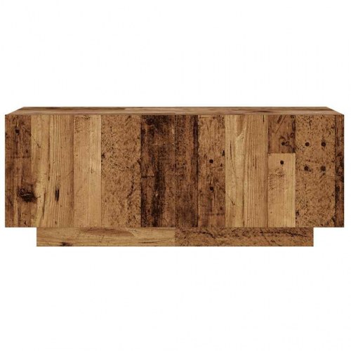 Tv-bord i konstrueret træ - 100 × 35 × 40 cm, antikt træ