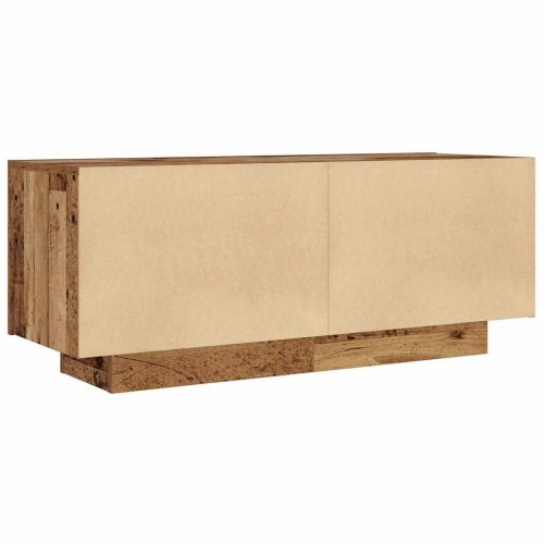 Tv-bord i konstrueret træ - 100 × 35 × 40 cm, antikt træ