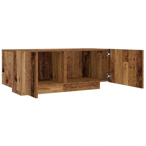 Tv-bord i konstrueret træ - 100 × 35 × 40 cm, antikt træ