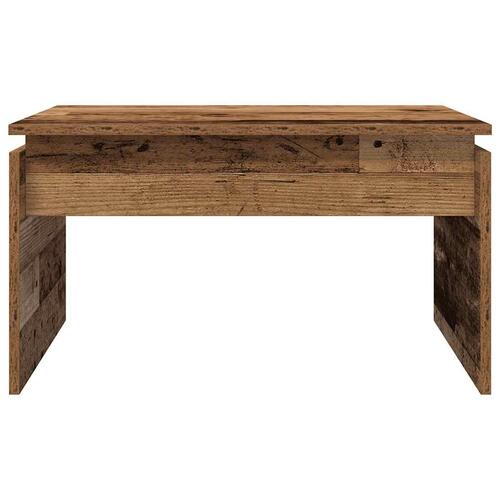 Sofabord 68x50x38 cm spånplade gammelt træ