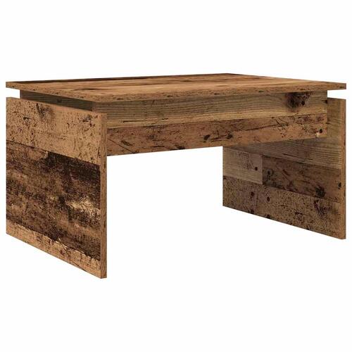 Sofabord 68x50x38 cm spånplade gammelt træ