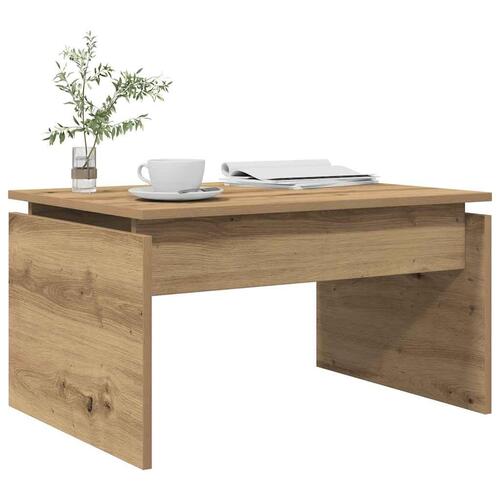 Sofabord 68x50x38 cm konstrueret træ kunsteg