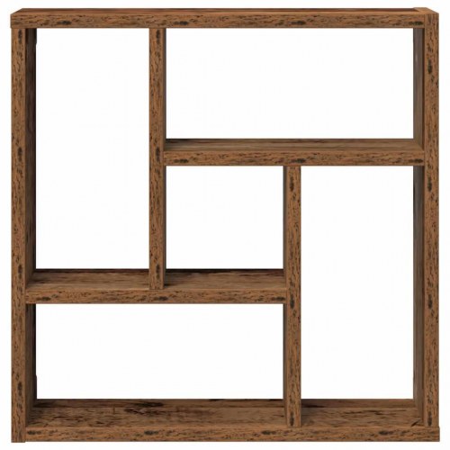 Væghylde 45×16×45 cm i konstrueret træ - gammelt træ-look