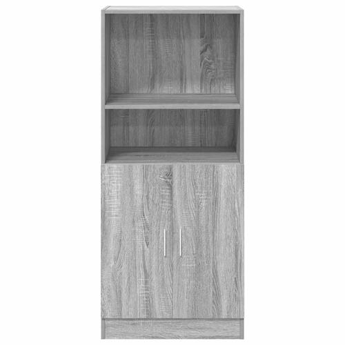 Køkkenskab 57x41,5x131,5 cm konstrueret træ grå sonoma-eg