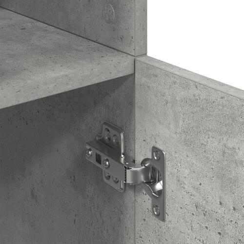 Køkkenskab 57x41,5x131,5 cm konstrueret træ betongrå
