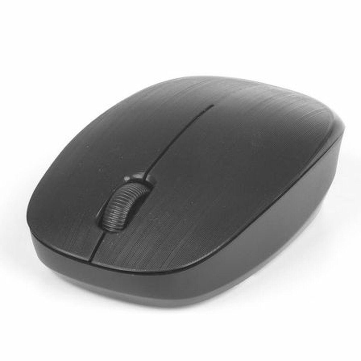Hama MW-110 - mouse - 2.4 GHz - black - Mus - Optisk - 3 knapper - Sort